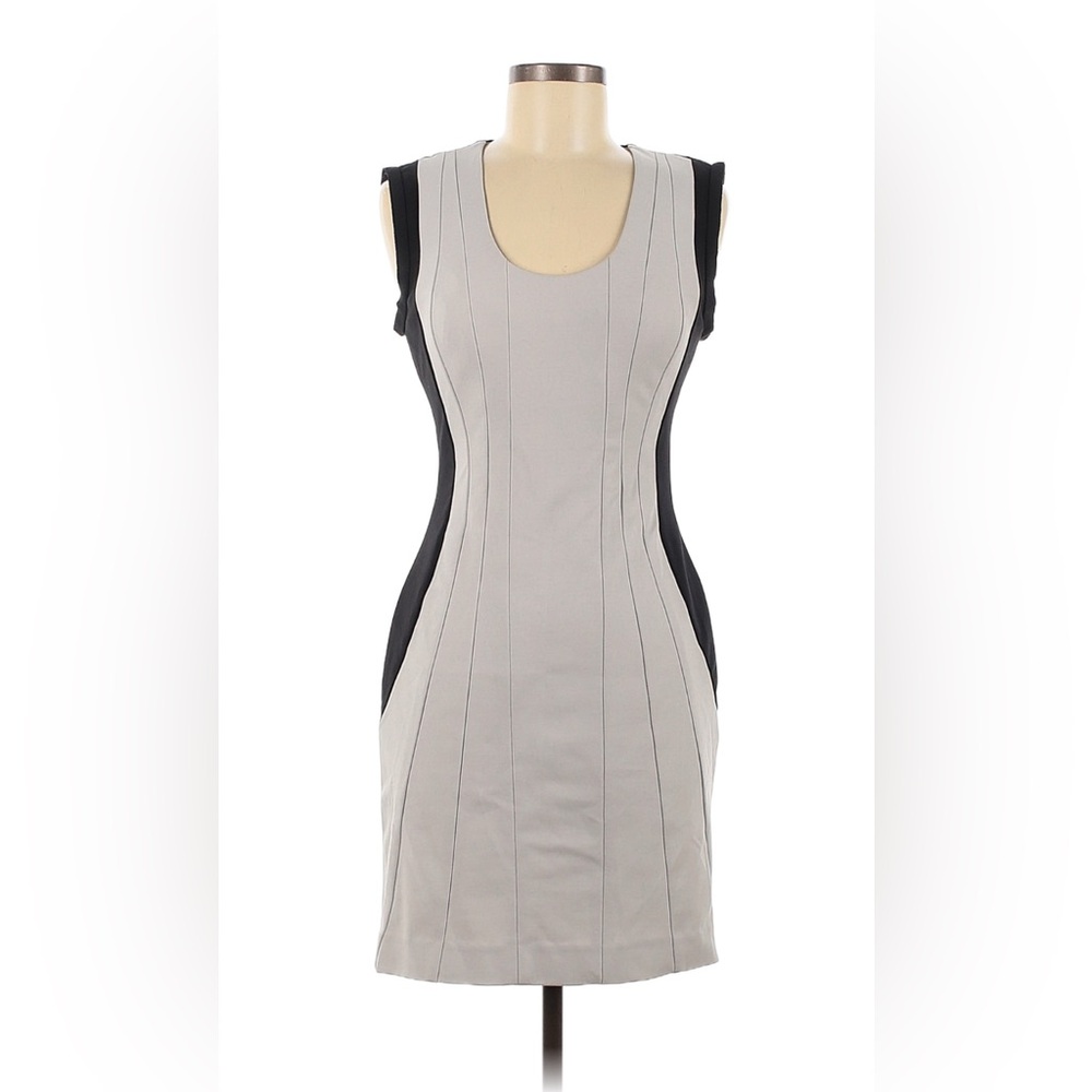 DVF Elegant Gray and Black Women's Dress